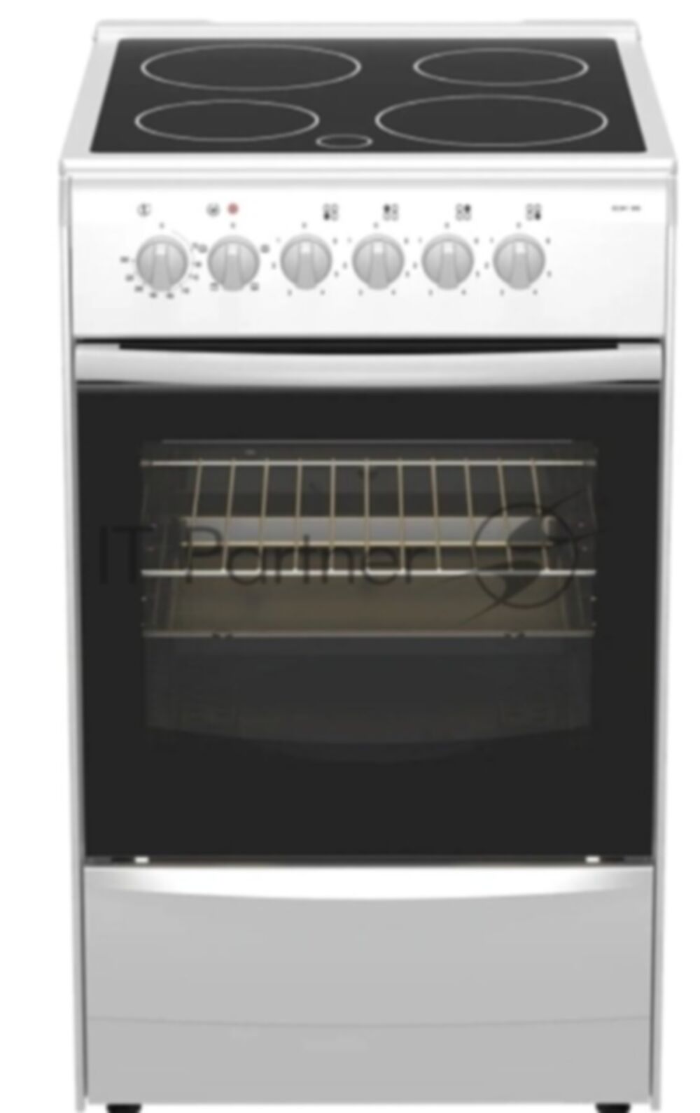 Плита электрическая Darina 1B EС 341 606 W белый, конфорок 4 шт, духовка 50 л, 50 см x 85 см x 60 см