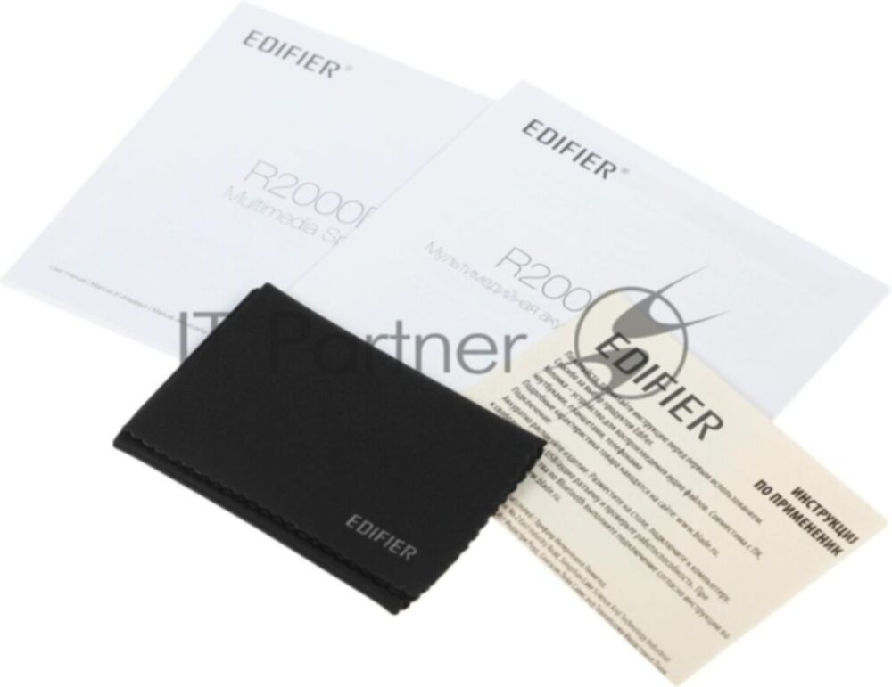 Акустическая система Edifier R2000DB черный 24Wx2 + 36Wx2, 50 Гц - 20 кГц, пульт ДУ