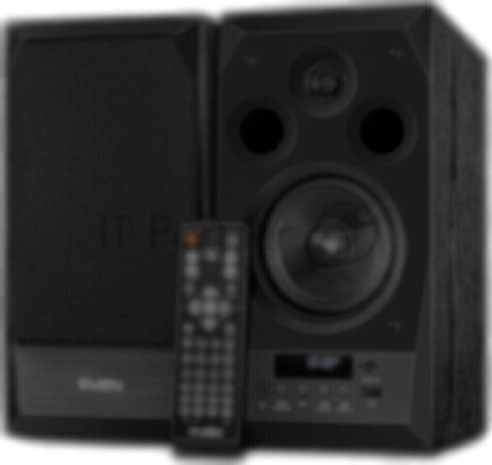 Акустическая система 2.0 SVEN MC-10, чёрный, мощность 2x25Вт (RMS), FM-тюнер, USB/microSD, дисплей, пульт ДУ, Bluetooth SVEN MC-10, чёрный, акустическая система 2.0, мощность 2x25Вт (RMS), FM-тюнер,