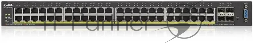 Коммутатор ZyXEL XGS2210-52HP, 48×1 Гбит/с + 4×10 Гбит/с SFP+, управляемый