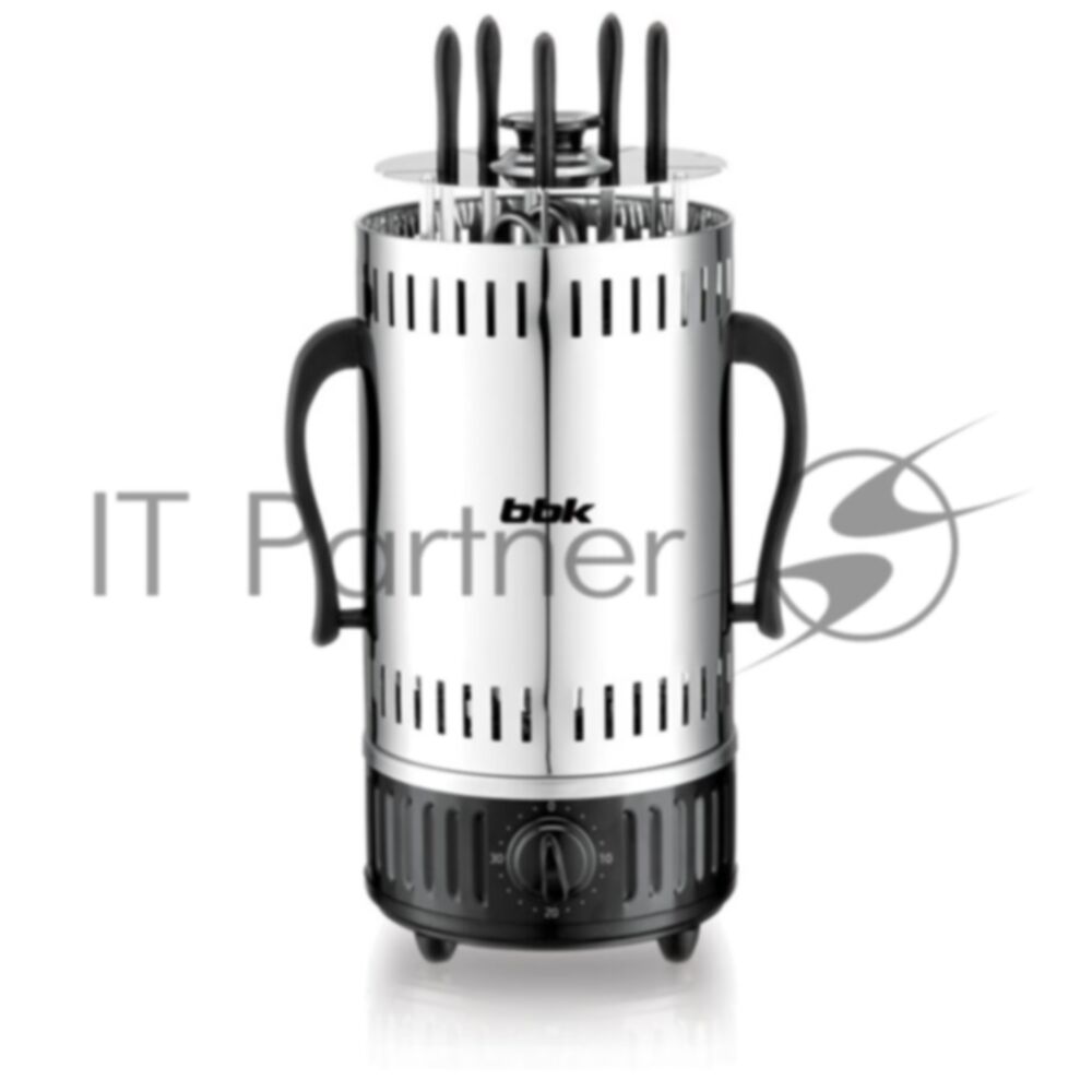 Шашлычница электрическая BBK BBQ601T нержавеющая сталь/черный