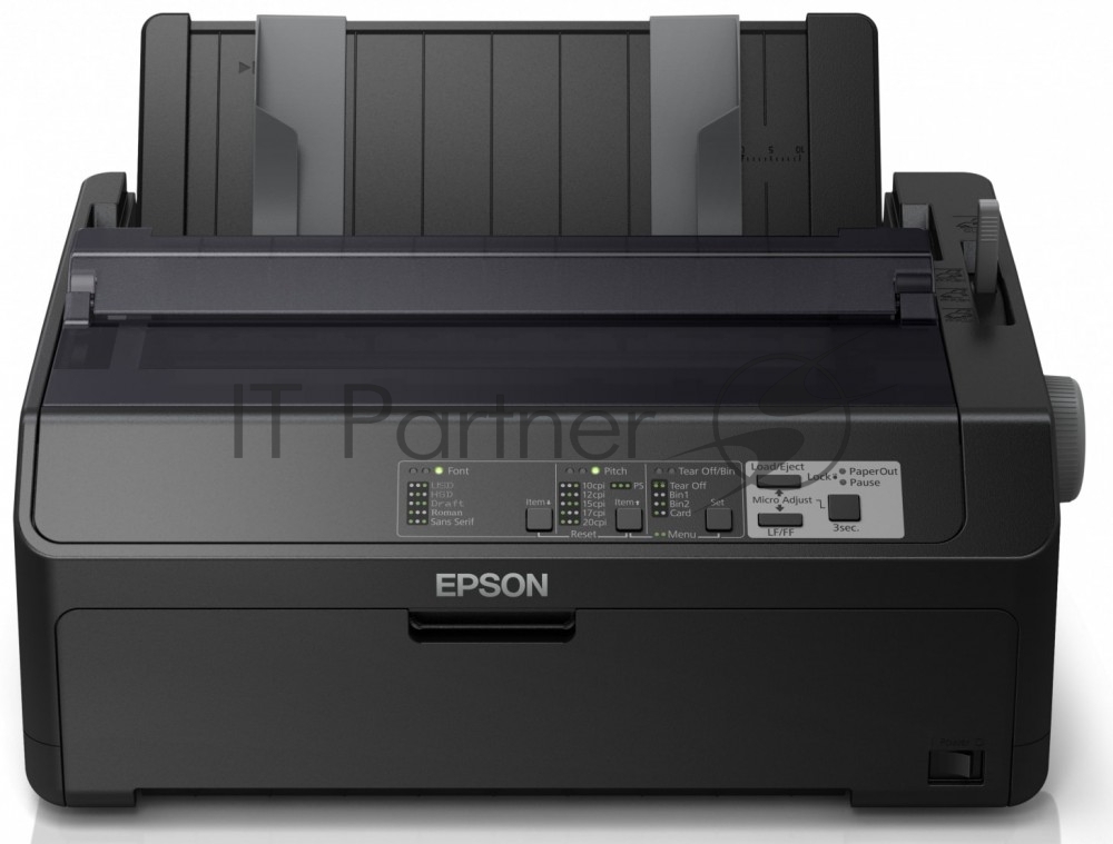 Принтер матричный Epson FX-890II (C11CF37401), A4, 9х2-игольный (80 колонок), высокоскоростной (735 cps), до 6 экземпляров одновременно (1 оригинал + 5 копий), ресурс ленты: 7,5 млн. символов, USB, LPT, для больших объемов печати