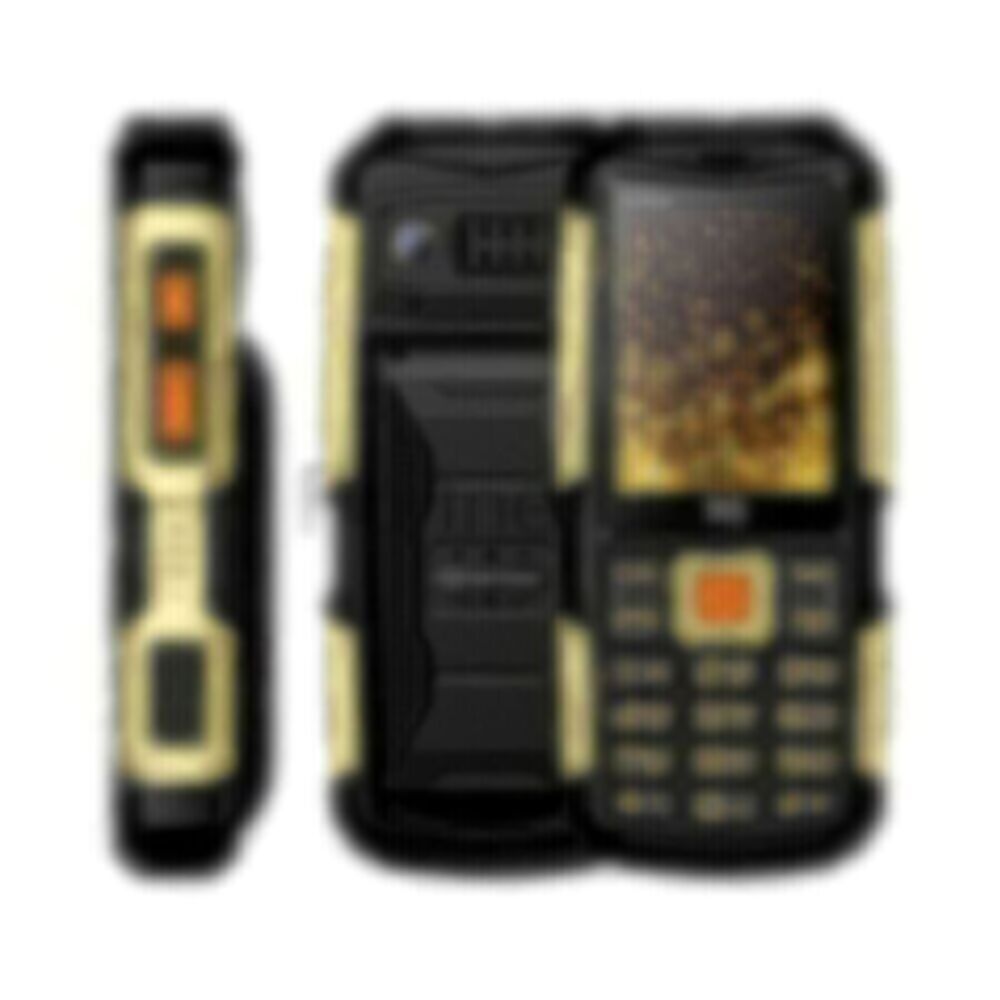 Мобильный телефон BQ 2430 Tank Power Black&gold 2.4”  240x320/32+32Mb/BT/2Sim/microSD/0.3Mp/4000mAh/Powerbank: купить в интернет  магазине Техномаркет