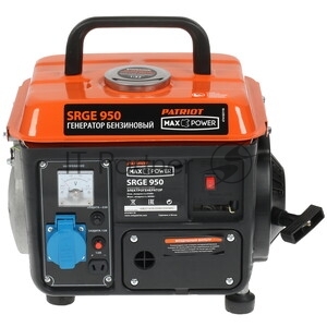 Электрогенератор бензиновый Patriot Max Power SRGE 950, 0.8 кВт, 60 дБ, 16 кг