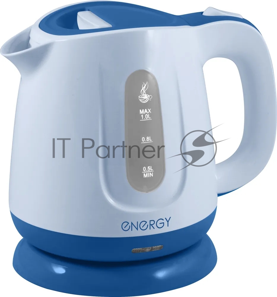 Чайник электрический Energy E-234 1 л, диск синий