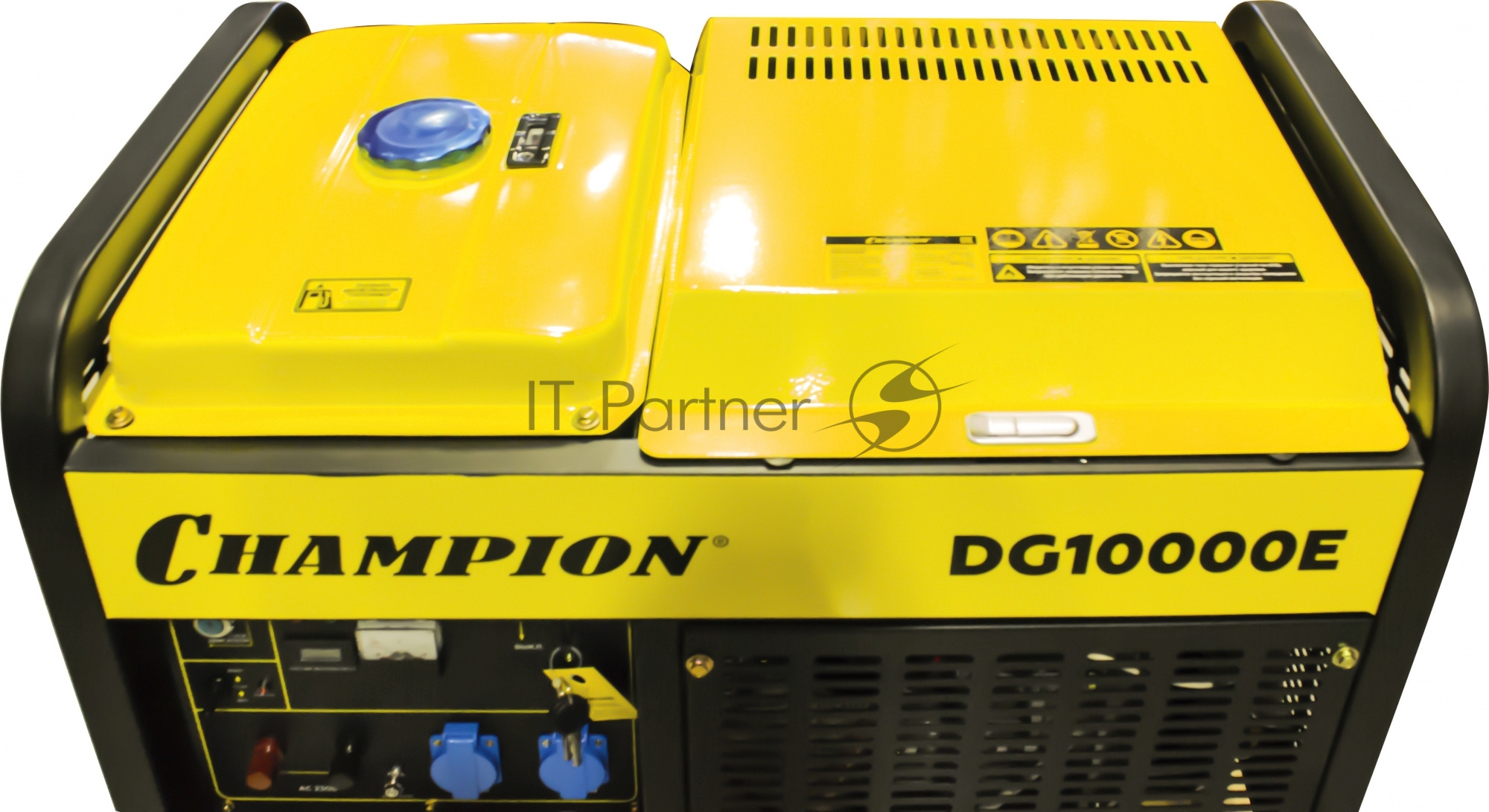Дизельный генератор CHAMPION DG10000E 10/11кВт 17лс 25л 170кг эл.старт счетчик