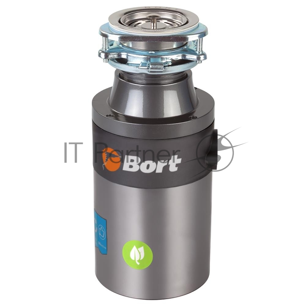 Измельчитель пищевых отходов Bort TITAN 4000 390 Вт; 4,2 кг/мин; 2800 об/мин; 1200 мл; Металл; набор аксессуаров 4 шт [91275769]