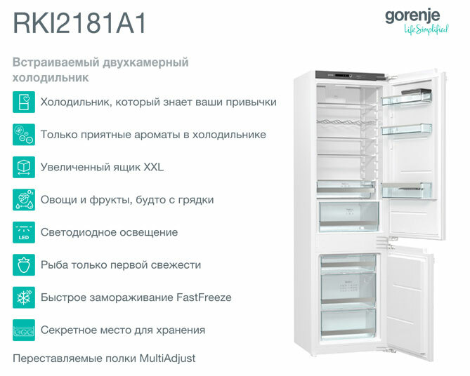 Gorenje rki2181a1 схема встройки
