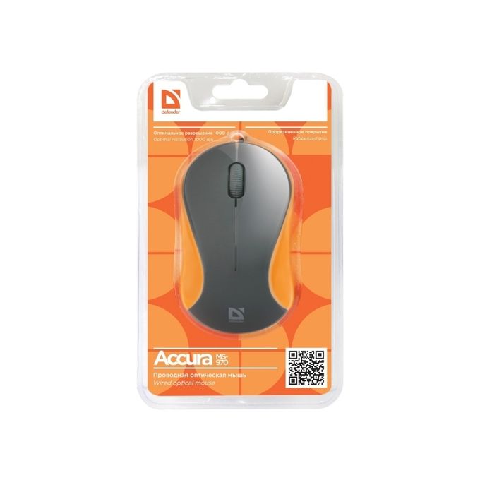 Ms 970. Мышь usb defender ms-970 accura, компактная - серо-оранжевая. mouse defender accura ms-970 серый+оранжевый, 3 кнопки,1000dpi. defender accura ms-970. defender мышь ms-970 accura серая/оранжевая 3кн. 1000dpi.